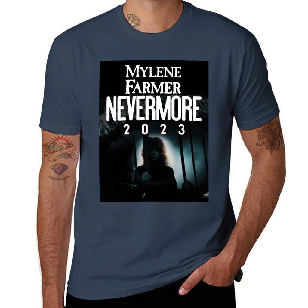 Mylene Farmer Nevermore 2023 Tshirt Soft Antishrink Cotton Tee Tshirt