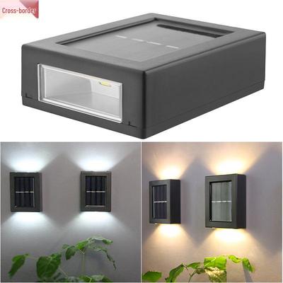 Solar Outdoor Decorative Wall Lamp for Garden and Courtyard - Up and Down Fence Light