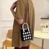 Sommer Damen Niedliche Mini-Tasche Vielseitige Mode Handytasche Cartoon Gestrickte Handtasche Umhängetasche Umhängetasche
