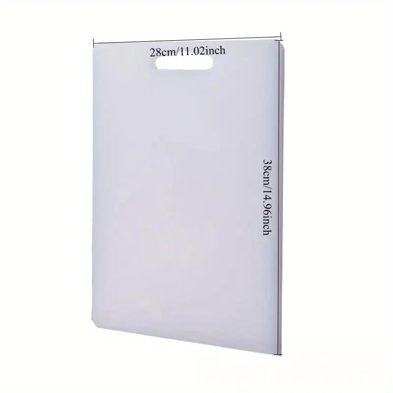 Odor-Free Non-Slip PE Cutting Board, Healthy Kitchen Chopping Mat for Meat Cheese Fruits Vegetables, Dishwasher Safe