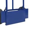 Extendable Hand Truck Blue and Red 57 X 46 X 113 Cm Steel