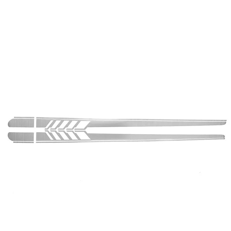 1 Pair Universal Striped Car Side Body Sticker Car Stickers Exterior Decoration