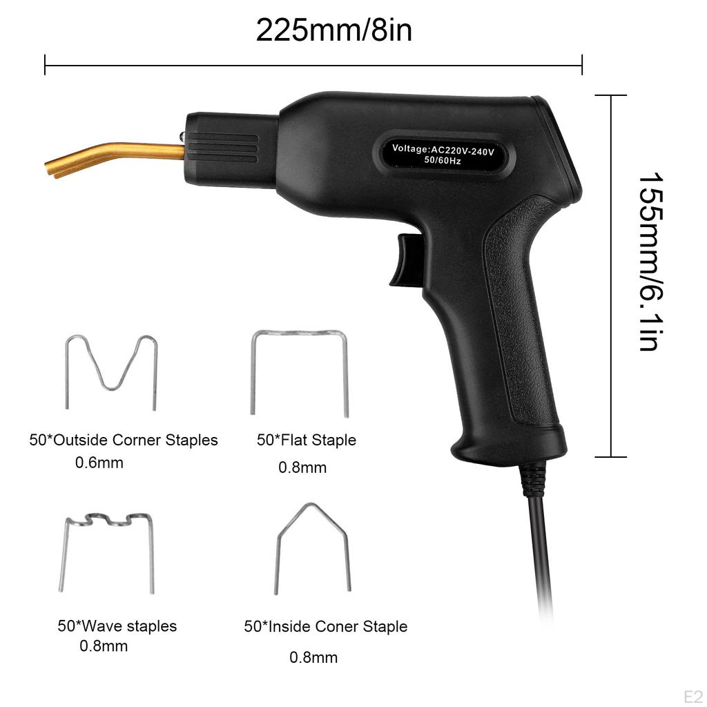 Handy Stapler Welder Flat Staple Kit Garage Tool