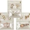 Foldable Jewelry Storage Organizer Bag Travel Jewelry Case Transparent Pouches for Necklaces, Bracelets Rings Watches Travel Use