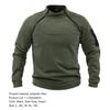 Men Sweatshirt Warm Zippers Loose Soft Breathable Pullover Long Sleeve Windproof Stand Collar Autumn Tops Daily Clothes