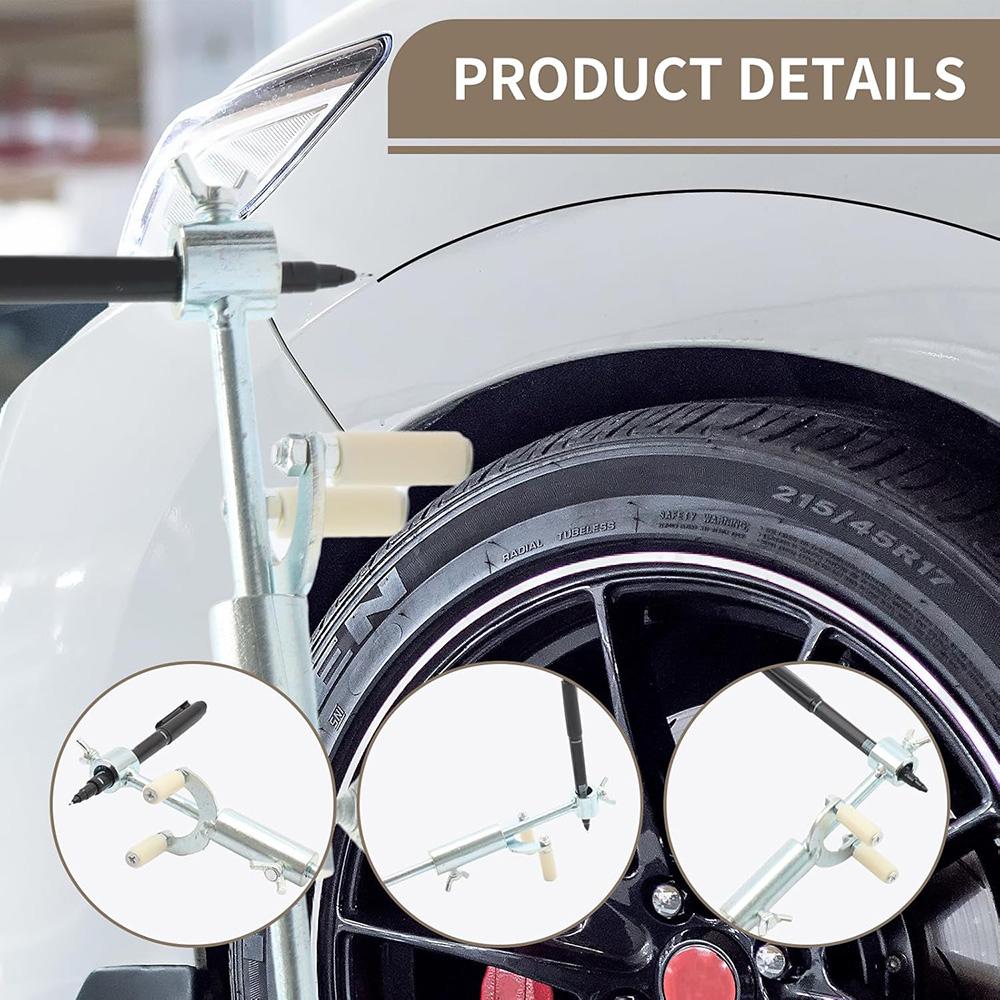 Car Wheel Eyebrow Parallel Scriber Body Line Marking Tools Car Wheel Arch Parallel Scriber for Car Sheet Metal Dent Repair