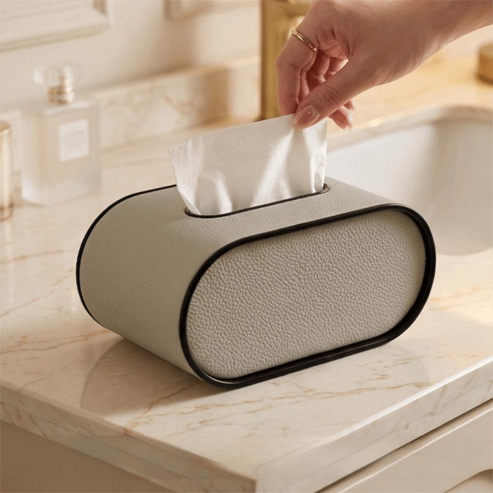 Light Luxury Paper Towel Box Multi-functional Napkin Storage Case Paper Towel Dispenser Bedroom