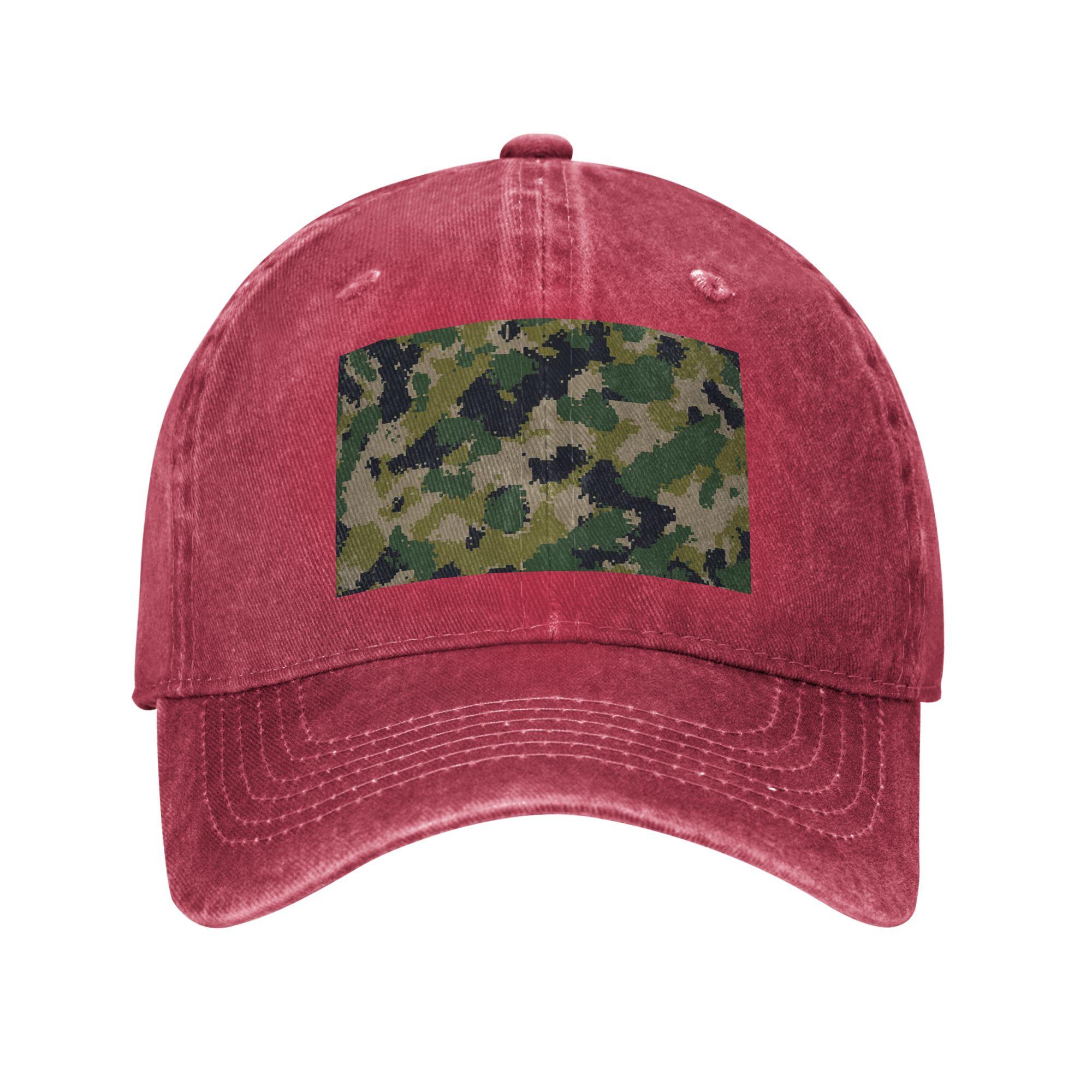 Splintertarn GerUnisex WW2 Camouflage Army Military Camo Denim Cap Casual Baseball Caps Adjustable Hat Summer Unisex Baseball Hats One Size