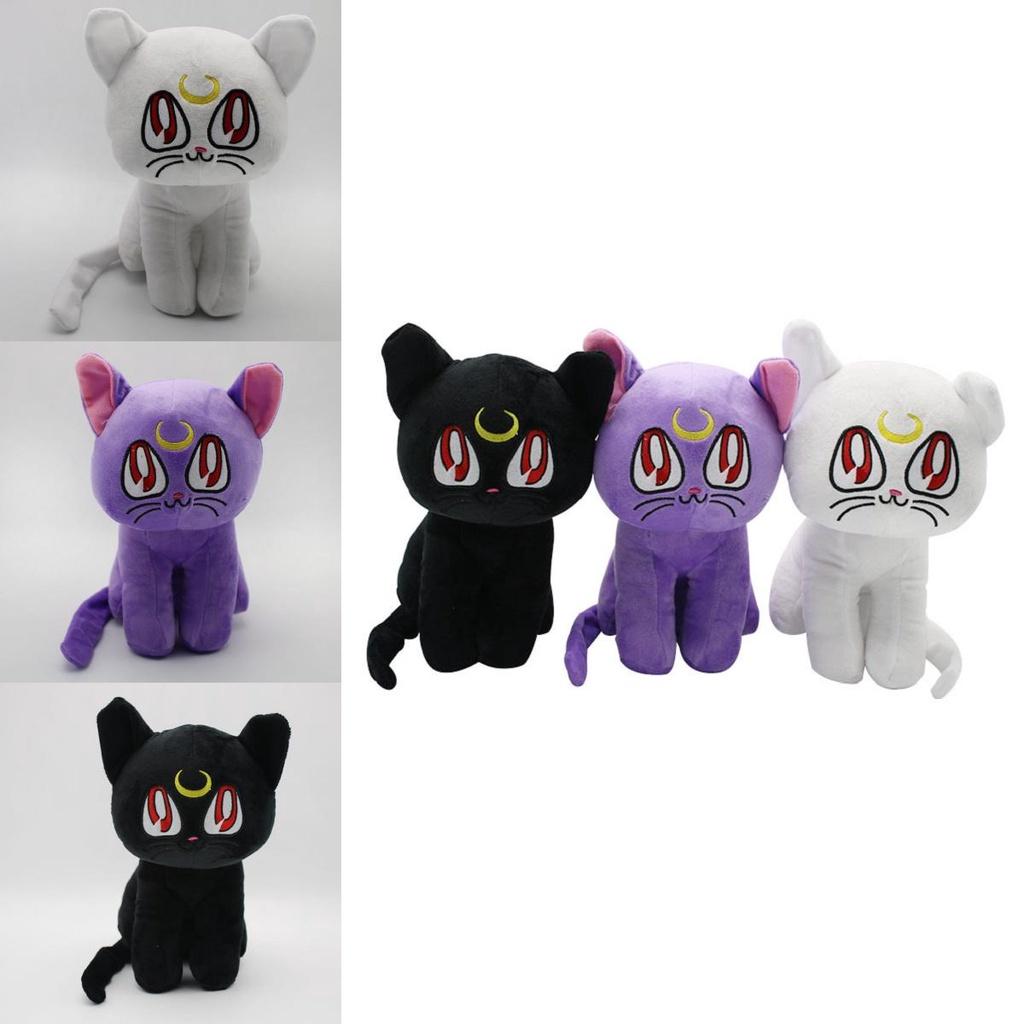Neues Sailor Moon Yatimisi Plüschtier mit Luna Diana Katze und Artemis für Fans
