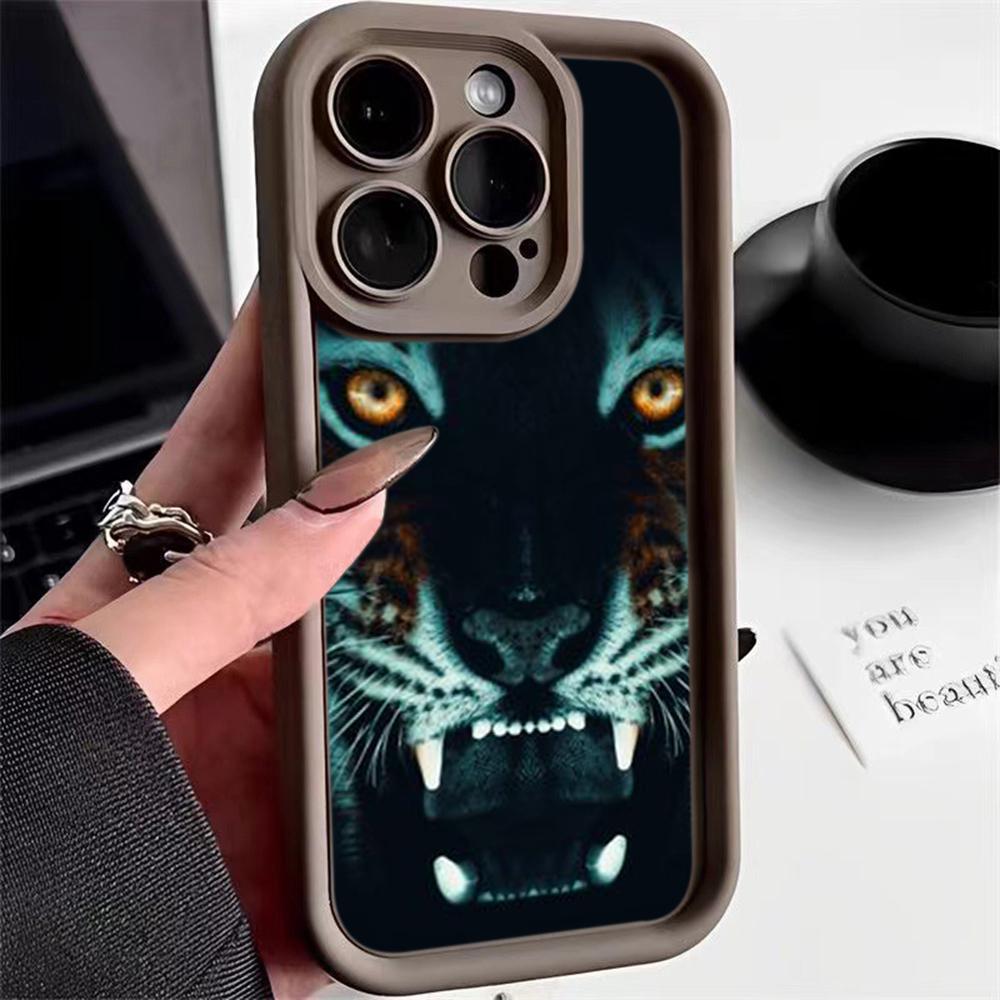 N96 Тигровые глаза дизайн Мягкие чехлы для телефонов с ангельскими глазками для Samsung — фото 14