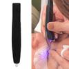 Lash Tweezers with Glue Curing Lamp Anti Slip Handle Cordless Fast Curling Handheld Eyelash Extension Light for Eyelash Grafting