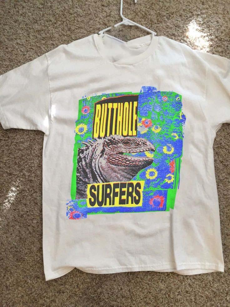 

Vintage 1991 Butthole Surfers Iguana Lollapalooza Rock Shirt ZL440 Unisex T-Shirt XXL
