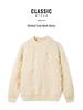Unisex Fringe Textured Sweater, Loose Round Neck Knitwear - Japanese Lazy Style, Perfect for Autumn/Winter