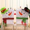 Christmas Snowman Chair Covers Home Decoration Seat Cover New Year Decor
