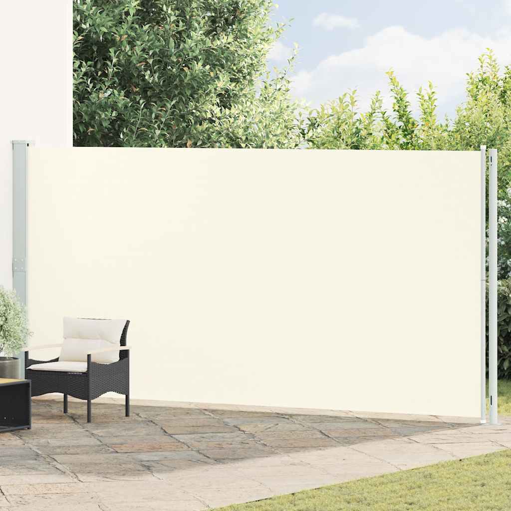 Side Awning Extendable 200x600 cm Cream
