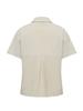 EIDER On The Rock Women'S Woven Short Sleeve Polo Shirt_Cream Beige