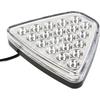 F1 Style Light Tail Stop Triangle Universal Brake Light Center Brake Light Compatible With Various Vehicles(BLACK)