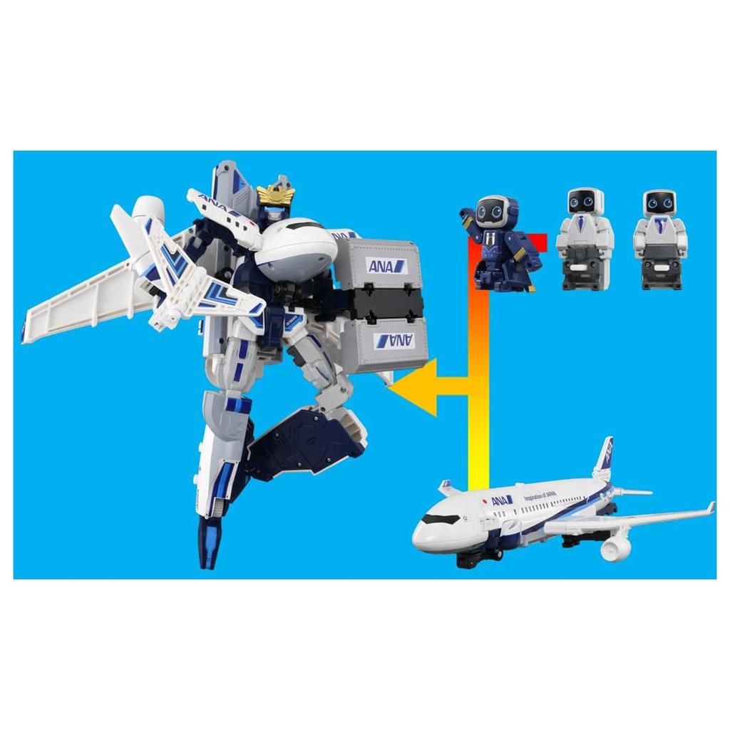 Takara Tomy Tomica Job Labor DX Sky Braver ANA Jet Passenger Plane Miniature Car Toy 3 and (Ages Up)
