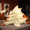 Huge 19.7/35.4/51.2in White Goose Plush Sleeping Toy Cushion For Kids