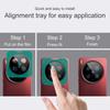 IMAK For vivo X200 Ultra 5G Tempered Glass Camera Lens Protector with Self Positioning Frame (Black Version)