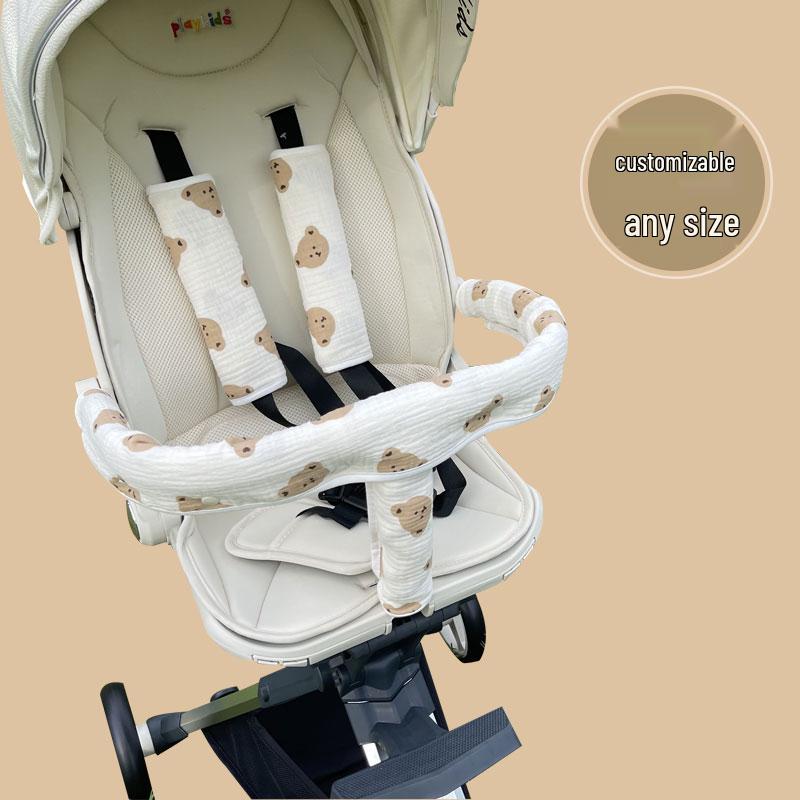 Ya De Zhu Baby Stroller Gloves with Guardrail & Water-Resistant Towel