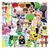 55 Cartoon Incredibox Sprunki Stickers: Waterproof Decorative Stickers for Water Bottles & Computers