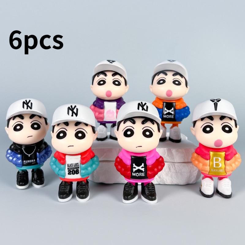 

Модная одежда Crayon Shin Chan Фигурки Действия Модель Игрушка Кукла Украшение