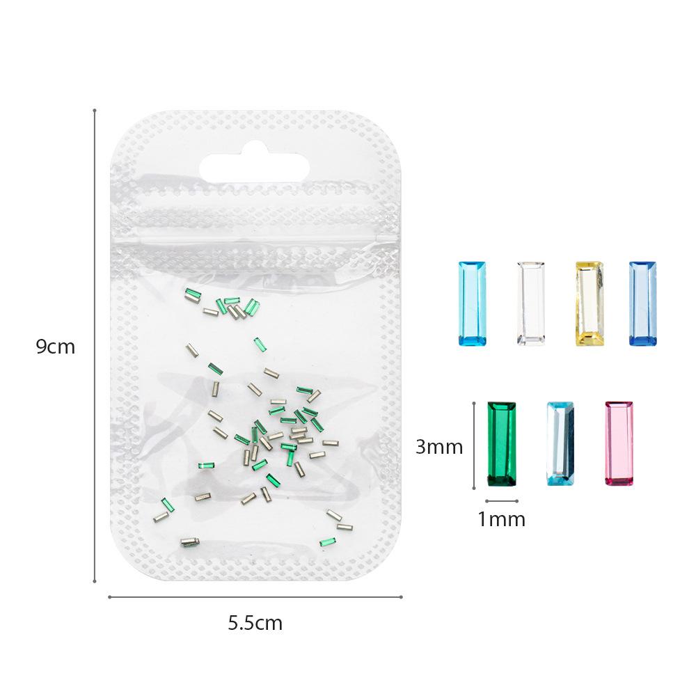 K9 Nail Art Flat Bottom Drill Chamfered Small Long Nail Drill Zircon Nail Art Drill Explosive Flash French Mini Drill