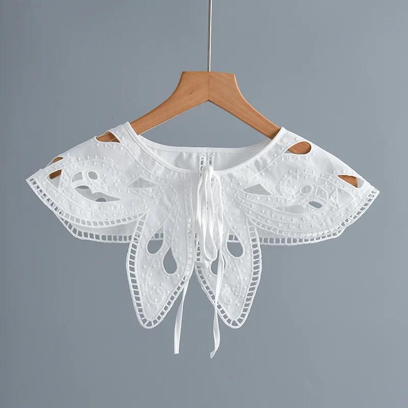 

Женский ажурный фальшивый воротник шарф шаль для женщин плечи накидка съемный шейный платок ложный воротник полутопы шали