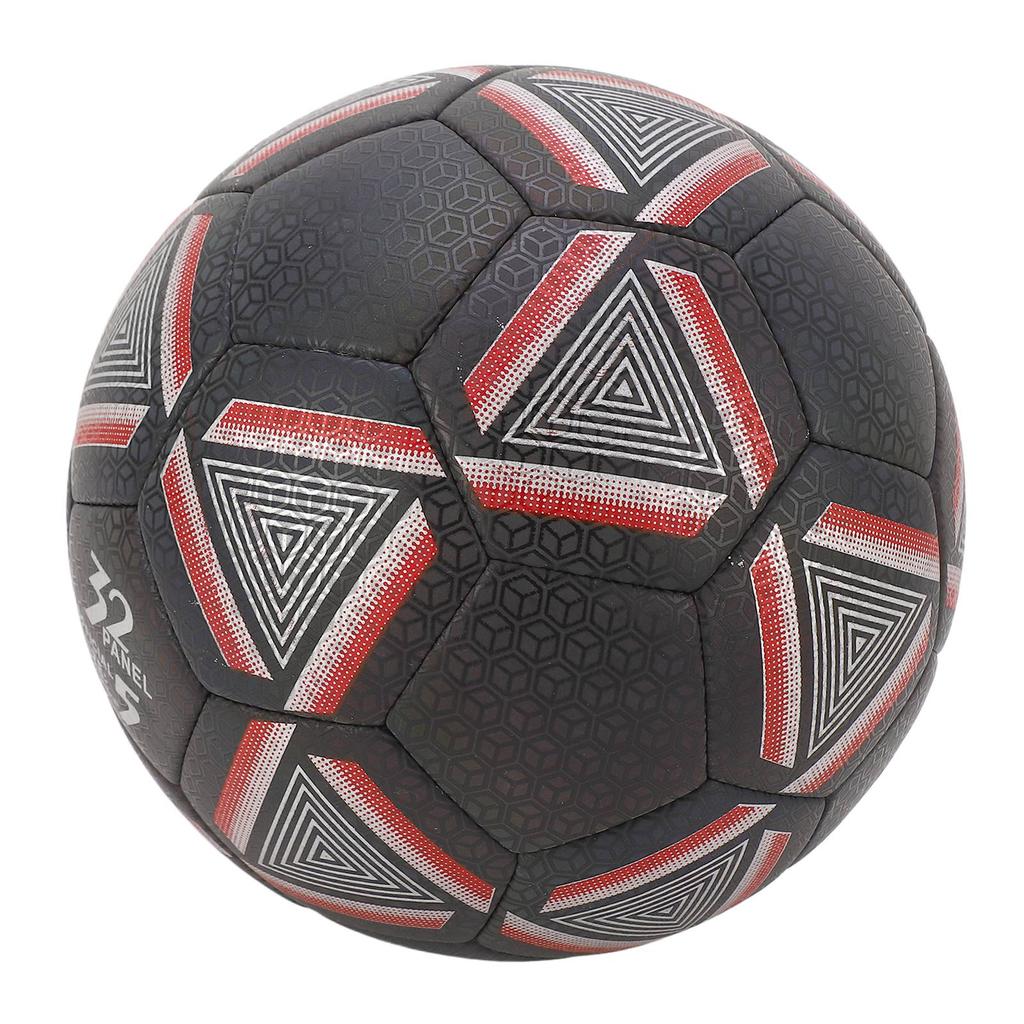 Reflective Soccer Ball Standard Size 5 Durable PU Leather Luminous Soccer Ball for Training Night Games