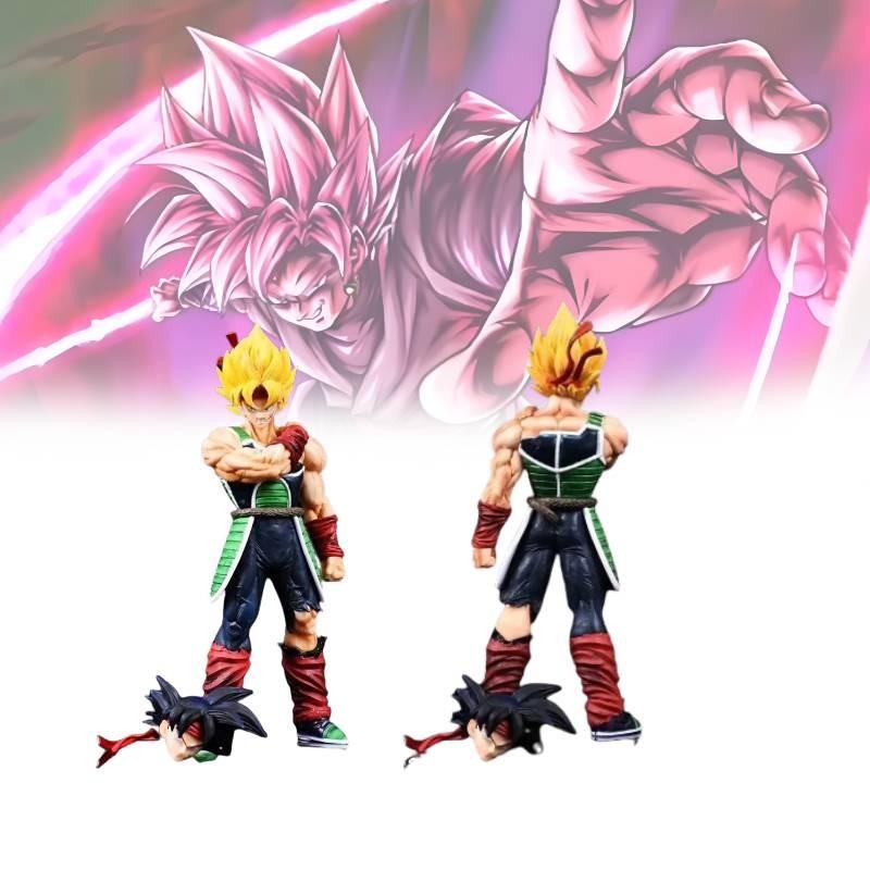 Super Saiyan Gk Double Head Sculpted Collectible Figure 24cm Pvc Model Toy
