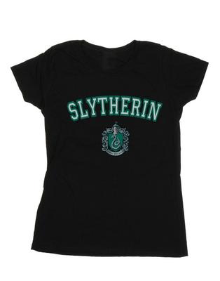 Womens/Ladies Slytherin Crest Cotton T-Shirt