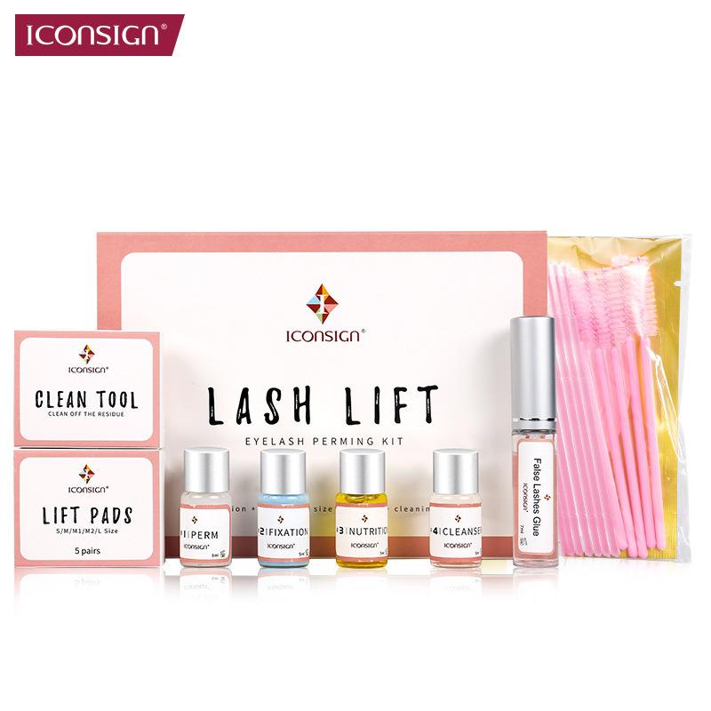 ICONSIGN Upgrade Version Lash Lift Kit Lifting Eyelashes Lasting 6-8 Weeks Calia Perm Eyelash Enhancer Makeup Tools