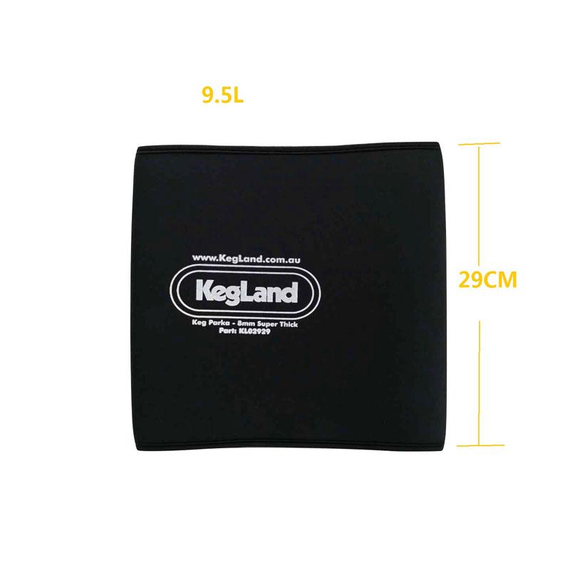 

KegLand Barware 9.5/19L Kegs Jacket Beer Keg Parka (Super Thick Black) Home Brewing Bar Tools