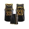 (30) Lakers # 23 LeBron James Basketball Jersey Adult Kids Set
