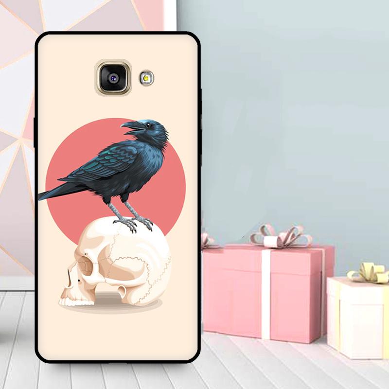 

Crow Raven Dark Skull Case For Samsung Galaxy J7 J5 J3 2017 J1 A3 A5 2016 A9 A7 A6 A8 J8 2018 J6 J4 Plus Cover A9 2018