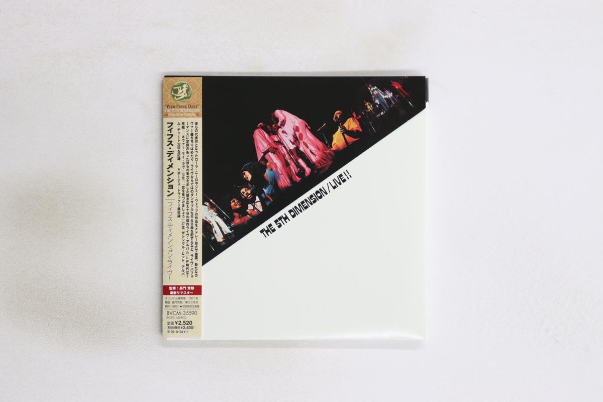 

CD 5TH DIMENSION - Live!! BVCM35590 ARISTA 2009 Japan Obi Soul/Funk Used