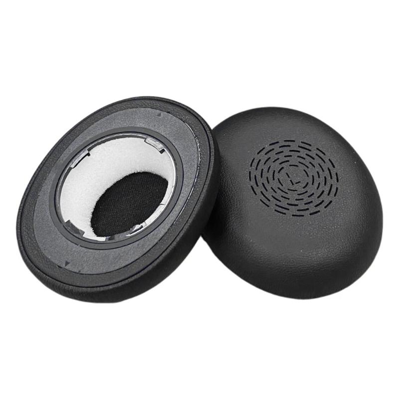 Memory Foam Replacement Ear Cushions with Protein Leather Strong Noise Isolating Ear Pad for Evolve2 65