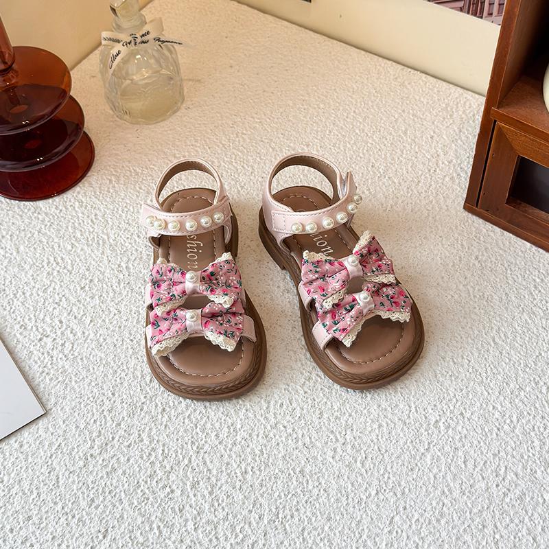 

Latest Summer Style Girls Soft-Soled Beach Sandals Flat & Lightweight Breathable 23