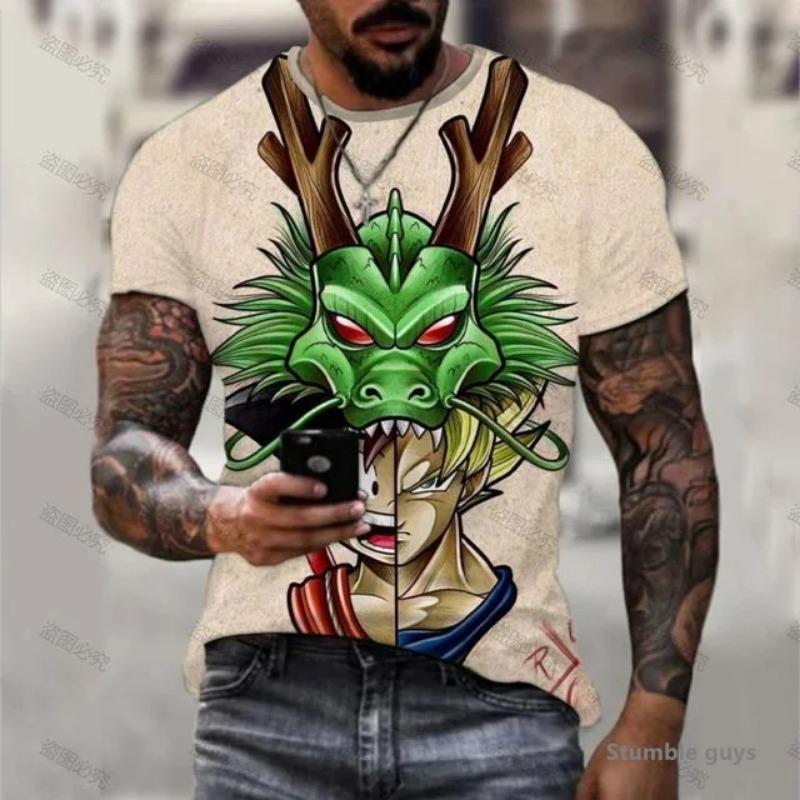 Summer Men s Kakarot Vegeta Gym Goku Tshirt Men Tops Dragon Ball XXS