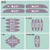 For Geely EX2 Door Edge Guard Handle Protection Sticker Door Bowl Sticker and Door Foot Sticker Silicone Anti-collision Pads Set