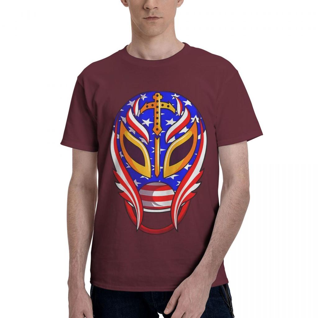 Mexican Wrestling Mask 100 Cotton Casual Breathable Confortable TShirt New In Tops And TShirts Clothes Men