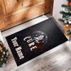 The Cure Crystal Velvet Rug, Custom Name Text Personalized Non‑Slip Floor Mat for Home Decor Gift