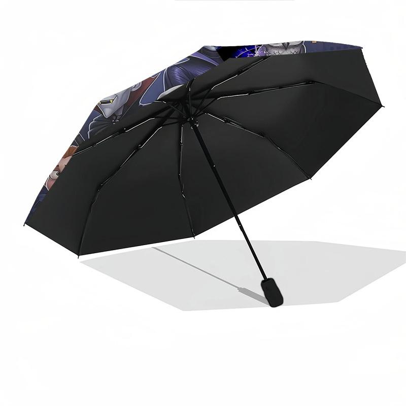 1pc Disney Halloween Automatic Open Close Umbrella Windproof Canopy, Automatic Open Close Button10213
