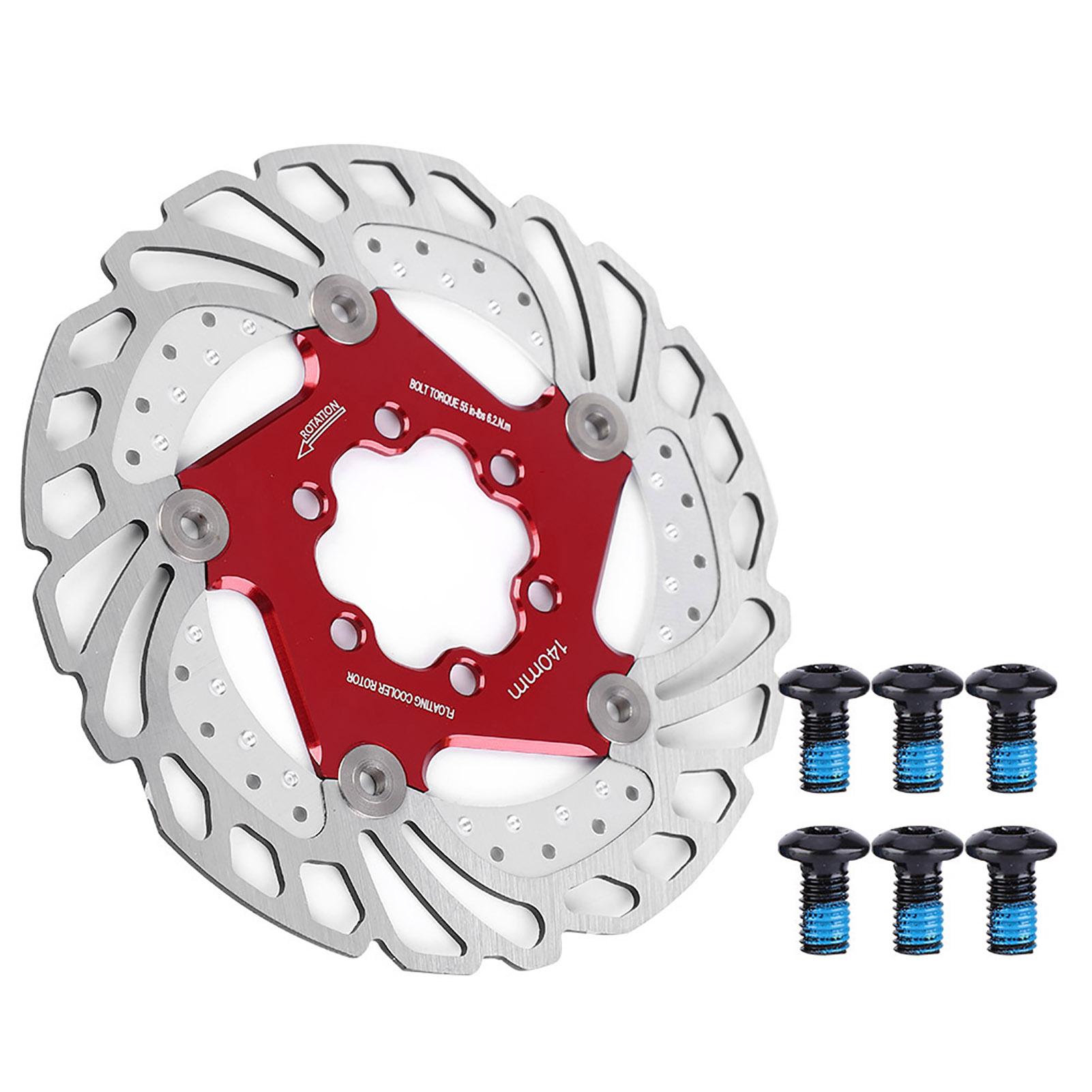 Stainless Steel Bike Disc Brake Cooling Floating Rotor (140mm)