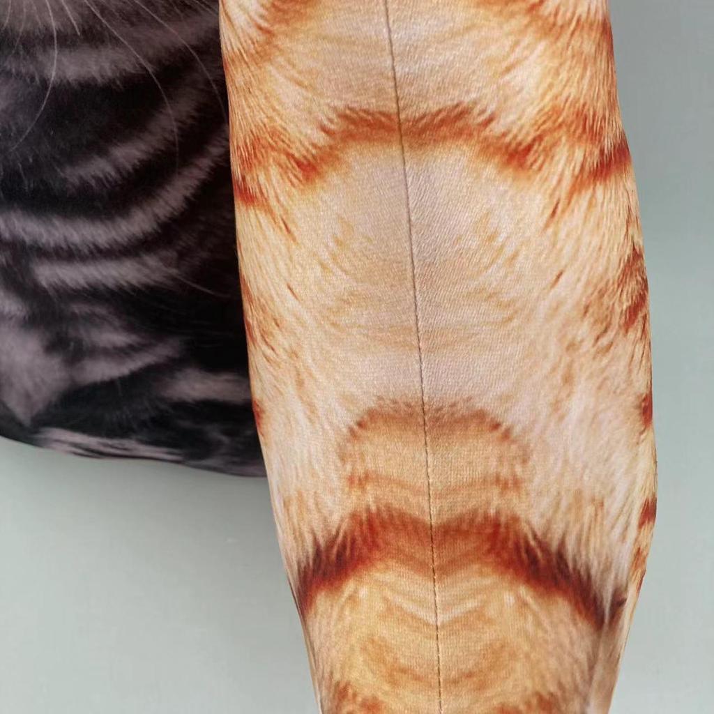 3D Tiger Pattern Cat Doll Pillow - Creative Cat Star Birthday Gift