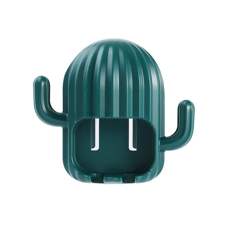 Portaspazzolino elettrico a parete Gancio per cactus Scaffale di scarico creativo Organizzatore per spazzolino Accessori per rack da bagno