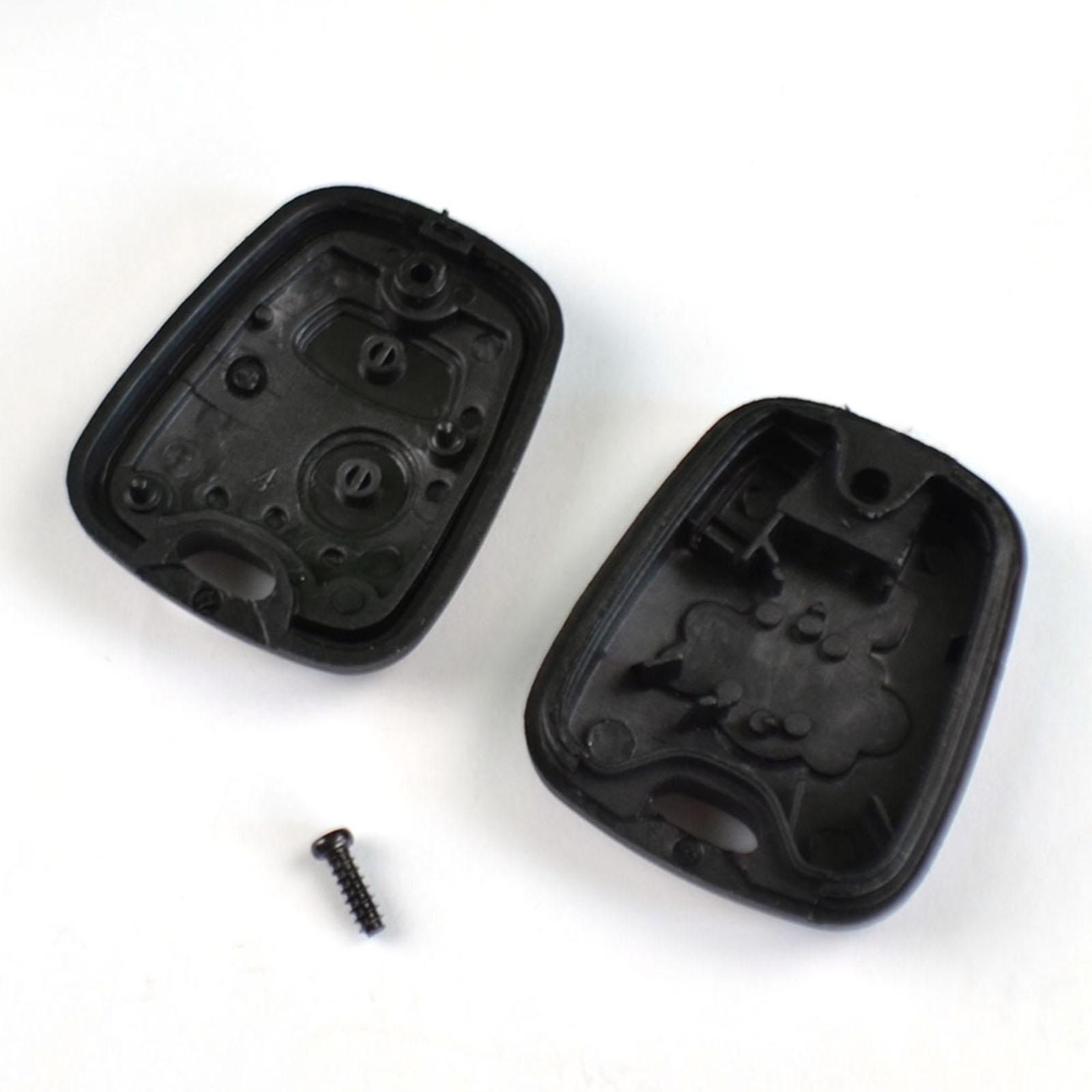 

2 кнопки, сменный чехол для автомобильного ключа, чехол для дистанционного ключа для PEUGEOT 307 107 207, чехол-брелок для Citroen C1 C2, подходит для VA2/HU83 Blade Xukey чёрный