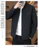 2025 Spring/Autumn Solid Stand-up Collar Casual Jacket for Men