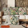 2D Vintage Floral Embossed Style Throw Pillow Covers Pattern Cushion Cover Suitable For Sofa Bedroom Car Pillow Cover